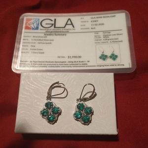 Emerald Earrings appraised for $1990